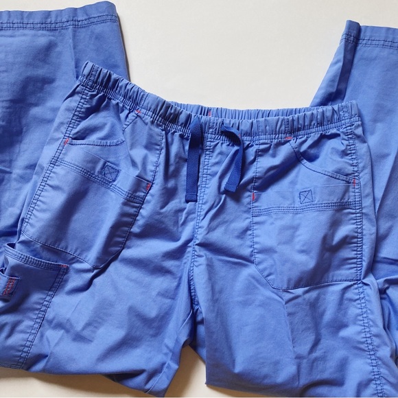 BLUE WONDERWINK WONDERFLEX SCRUBS PANTS - Picture 1 of 4